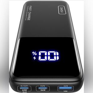 INIU Portable Charger, 20000mAh 65W - NEW